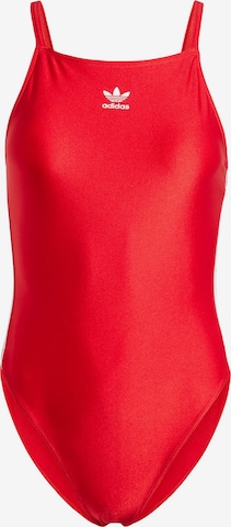 ADIDAS ORIGINALS - Body camiseta en rojo: frente