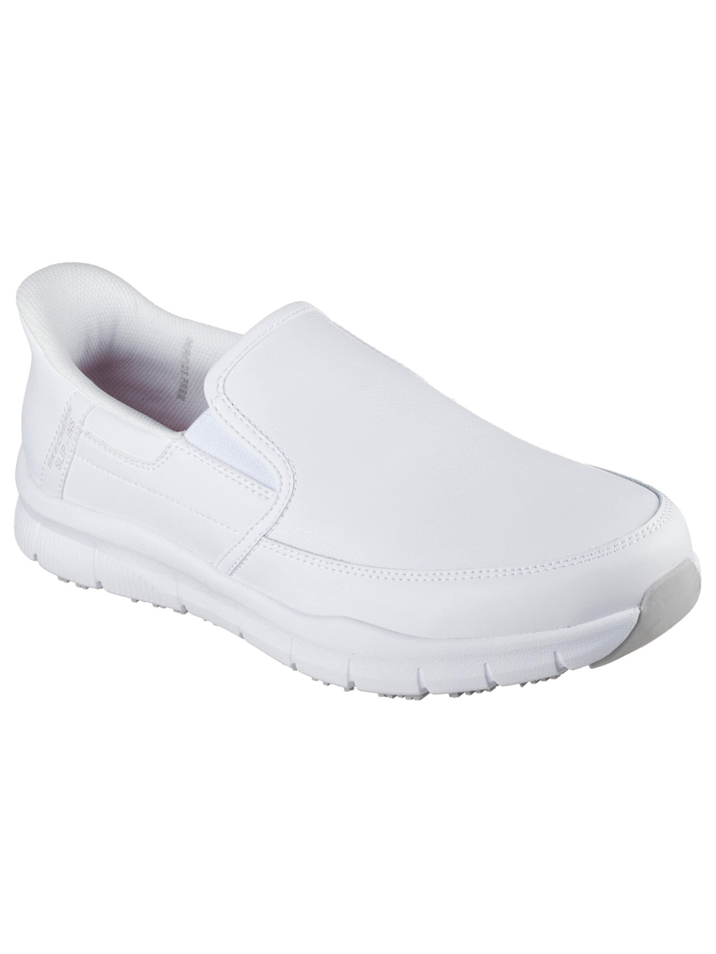 SKECHERS Halbschuh 'Freizeitschuhe Nampa Slip In' in Weiß: Vorderseite