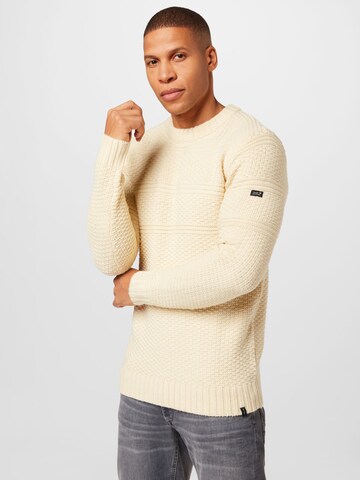 Pullover 'Shores' di INDICODE JEANS in beige: frontale