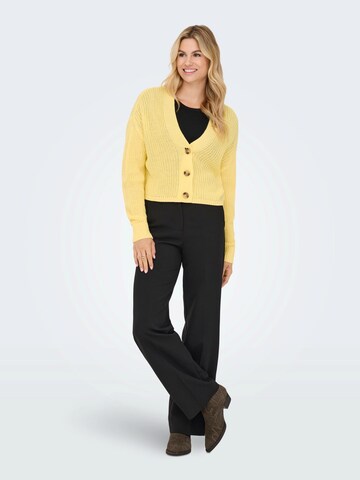 ONLY Strickjacke 'ONLCAROL' in Gelb