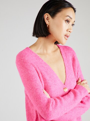 PIECES Strickjacke 'Ellen' in Pink