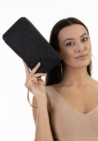 faina Clutch 'Faina' in Schwarz