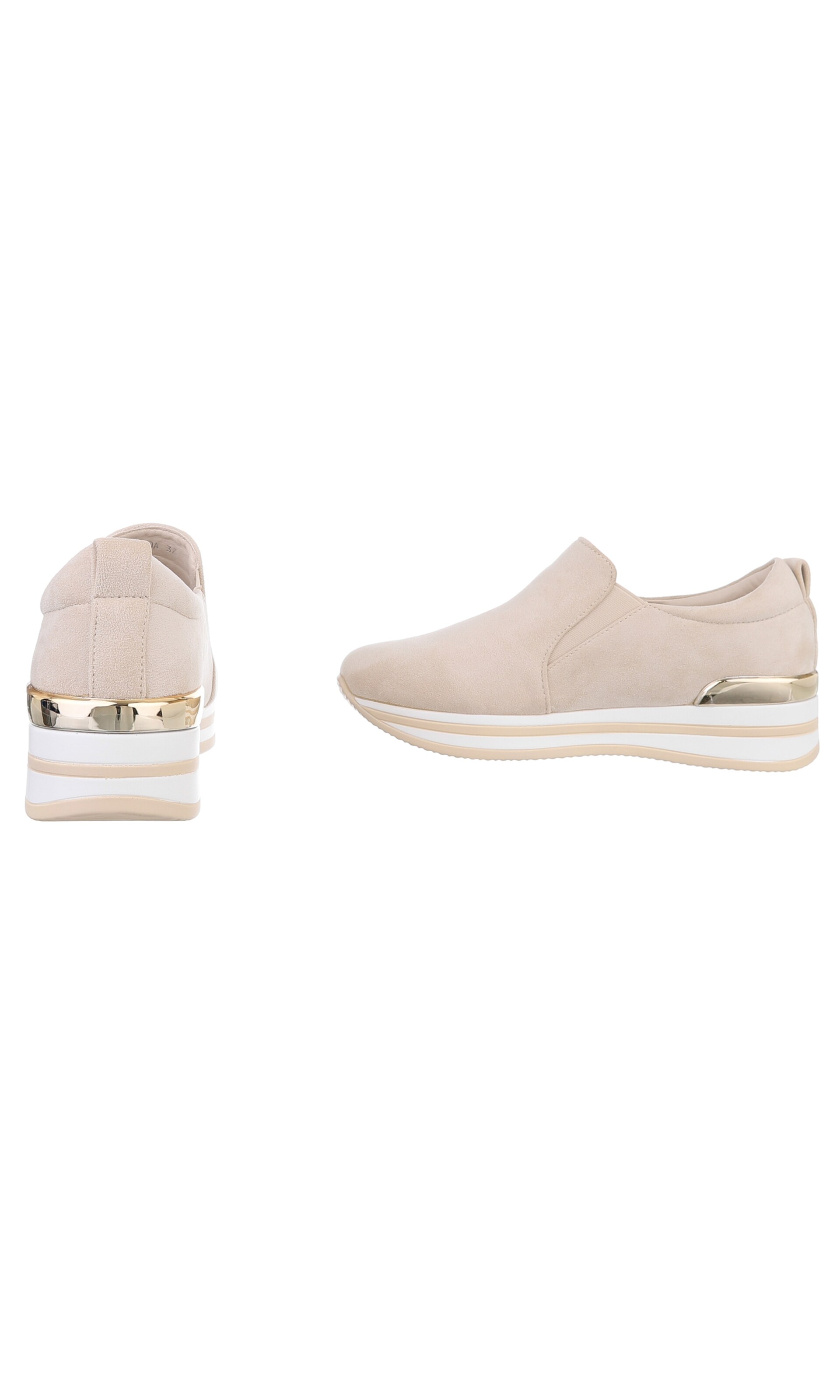 Ital-Design Slip On in Beige