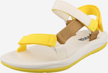 CAMPER Sandals 'Match' in Yellow: front