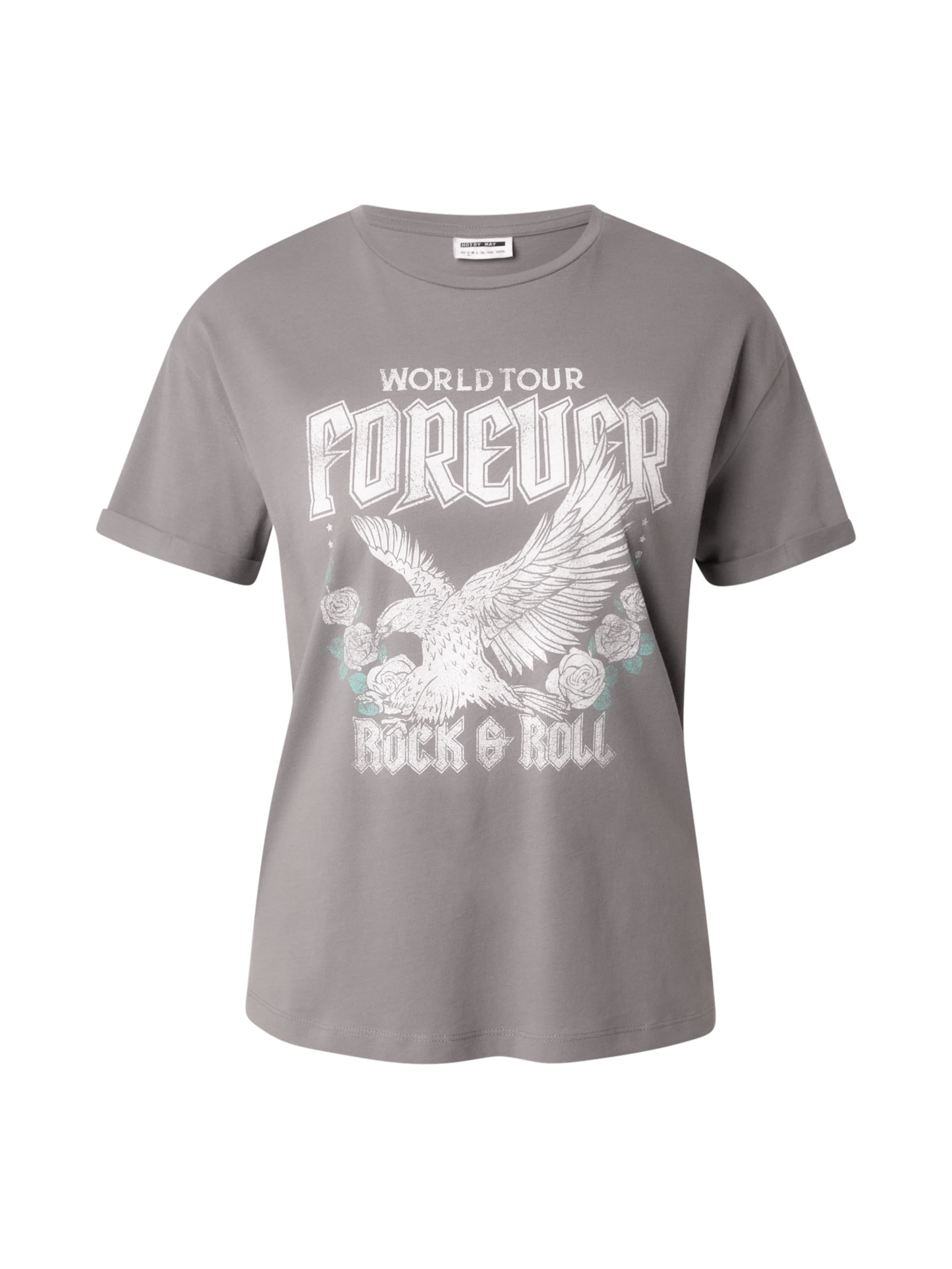 Noisy may Тениска 'NMBrandy' в сиво: отпред