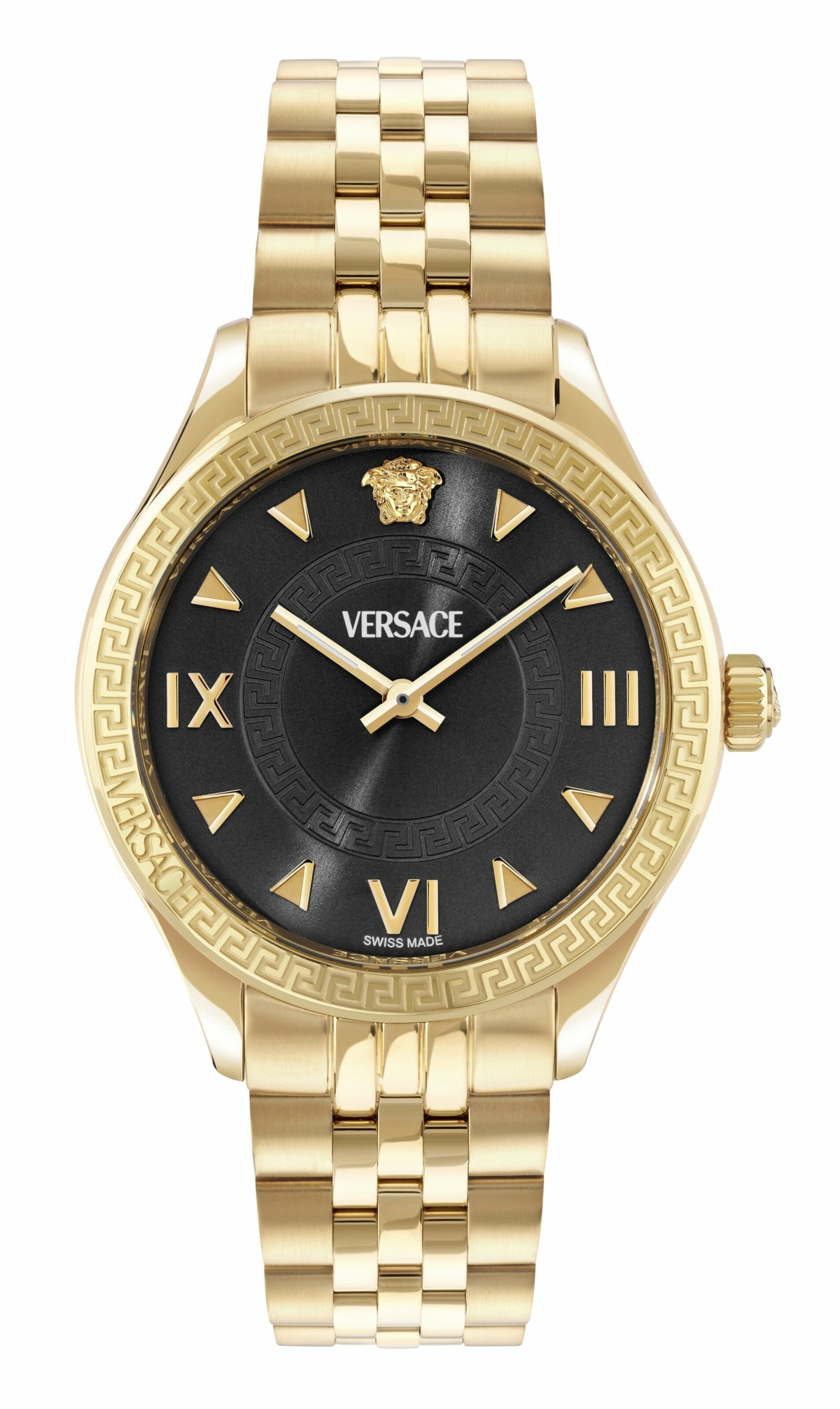 VERSACE Analog Watch in Gold / Black, Item view