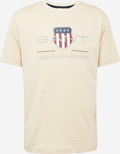 GANT Bluser & t-shirts i beige / navy / grå / mørkerød, Produktvisning