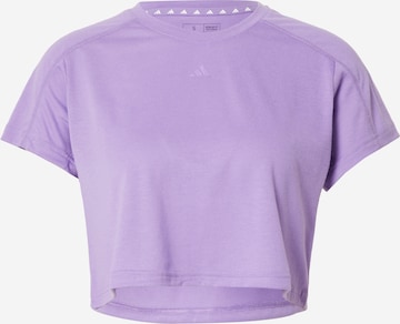 ADIDAS PERFORMANCE - Camiseta funcional en lila: frente