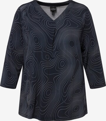 Ulla Popken Shirt in Blauw: voorkant