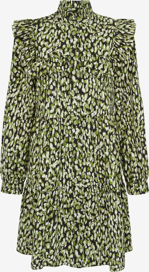 Aligne Robe-chemise 'Debbie' en kaki / pomme / noir / blanc, Vue avec produit