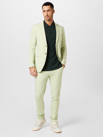 JACK & JONES Slim fit Pleated Pants 'Franco' in Green