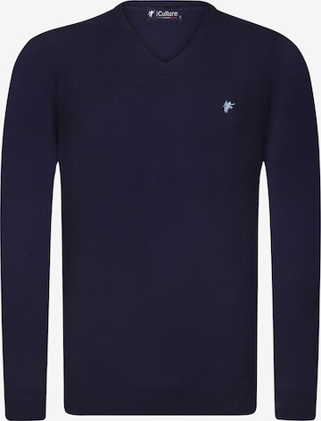 DENIM CULTURE Pullover 'PIETRO' in Blau: predná strana