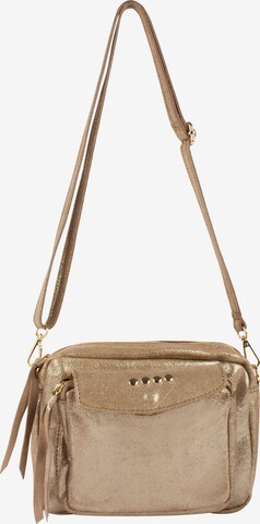 IZIA Crossbody Bag in Gold: front