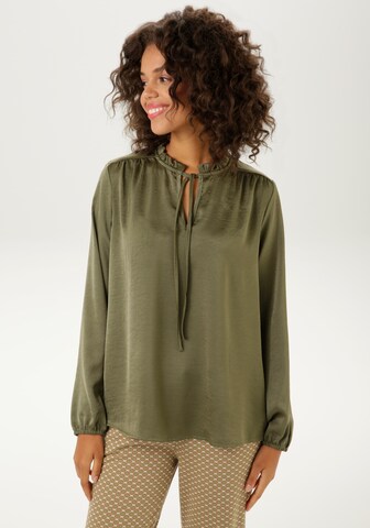 Aniston CASUAL Blouse in Green: front