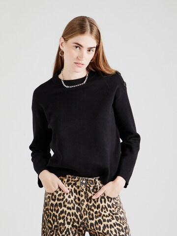 VERO MODA Trui 'VMSaba' in Zwart: voorkant