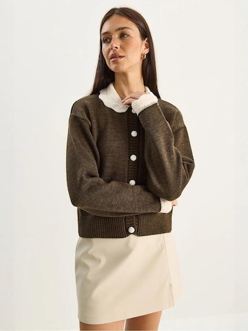 Bianco Lucci Strickjacke 'Strickjacken'‌‌‌‌‌‌‌‌‌ in Braun