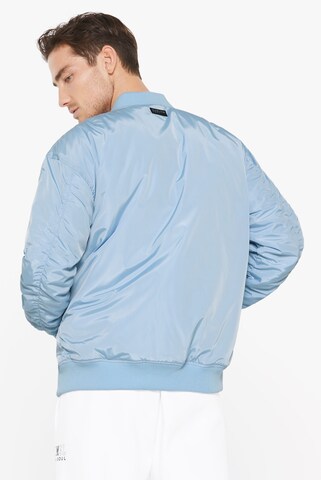 Harlem Soul Between-Season Jacket 'Detroit' in Blue