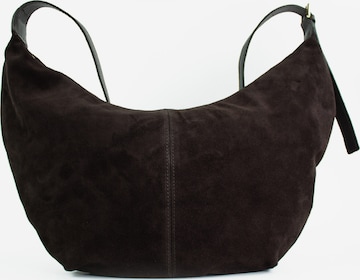 lePelou Shoulder Bag 'MONA' in Brown: front