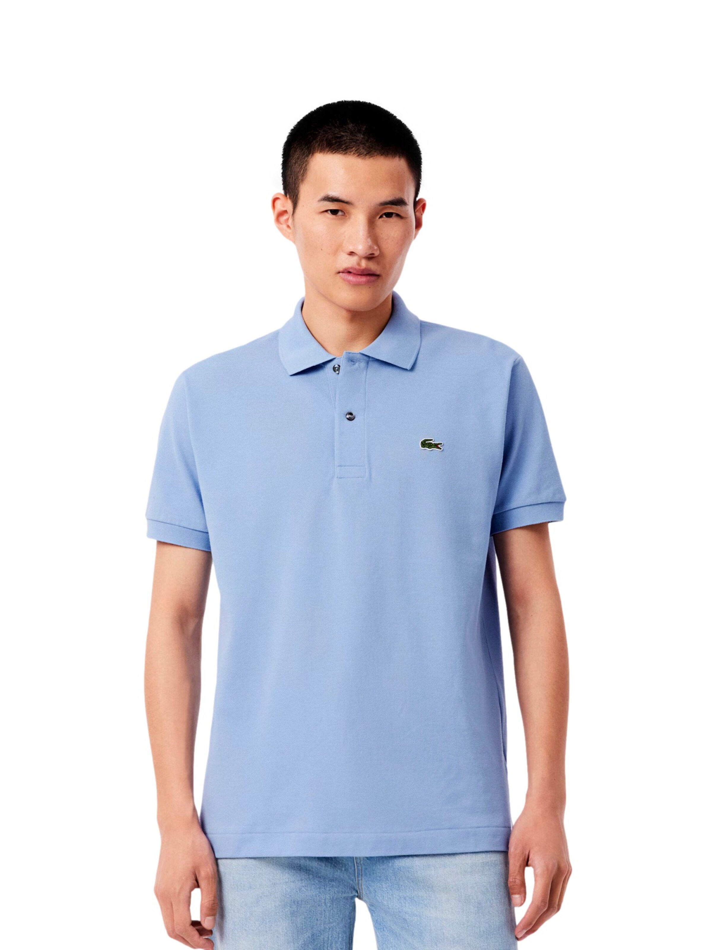 LACOSTE Regular fit Shirt in Blue: front