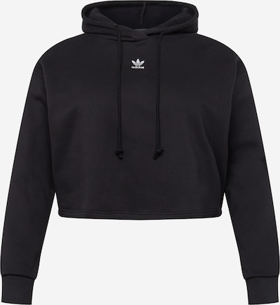 ADIDAS ORIGINALS Sweatshirt 'Adicolor Essentials Fleece ' i svart / vit, Produktvy