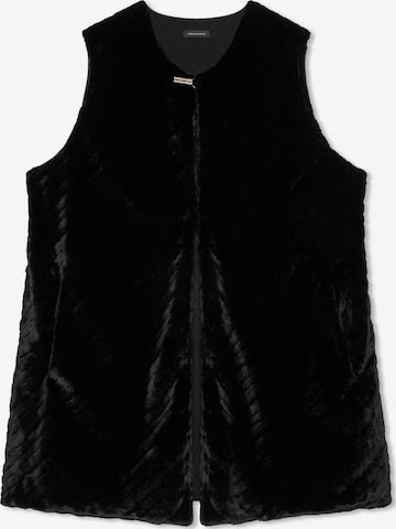 Gilet Fiorella Rubino en noir : devant