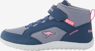 34 dydžio Sportbačiai iš KangaROOS, spalva – safyro / melsvai pilka / rožių spalva, Prekių apžvalga