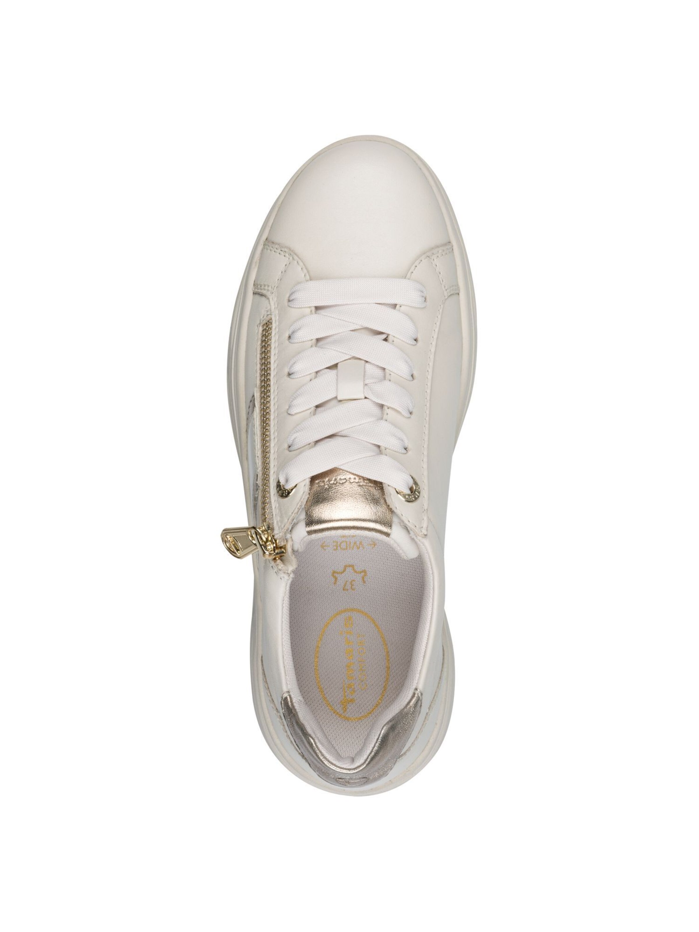 Tamaris Platform trainers in White