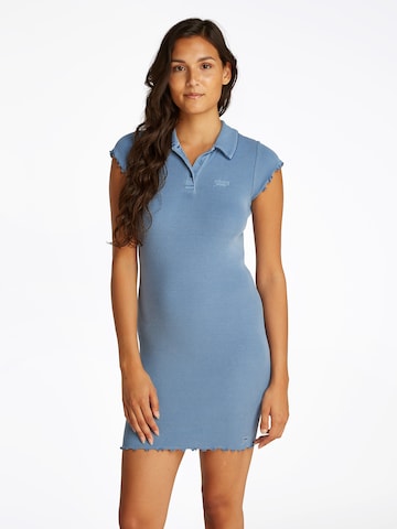 Robe Tommy Jeans en bleu : devant