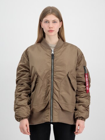 Giacca di mezza stagione di ALPHA INDUSTRIES in marrone: frontale