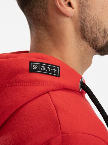 Sweat-shirt 'Anton' SPITZBUB en rouge