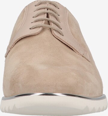 PETER KAISER Lace-Up Shoes in Beige