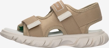 Calvin Klein Jeans - Zapatos abiertos 'CARL' en beige: frente