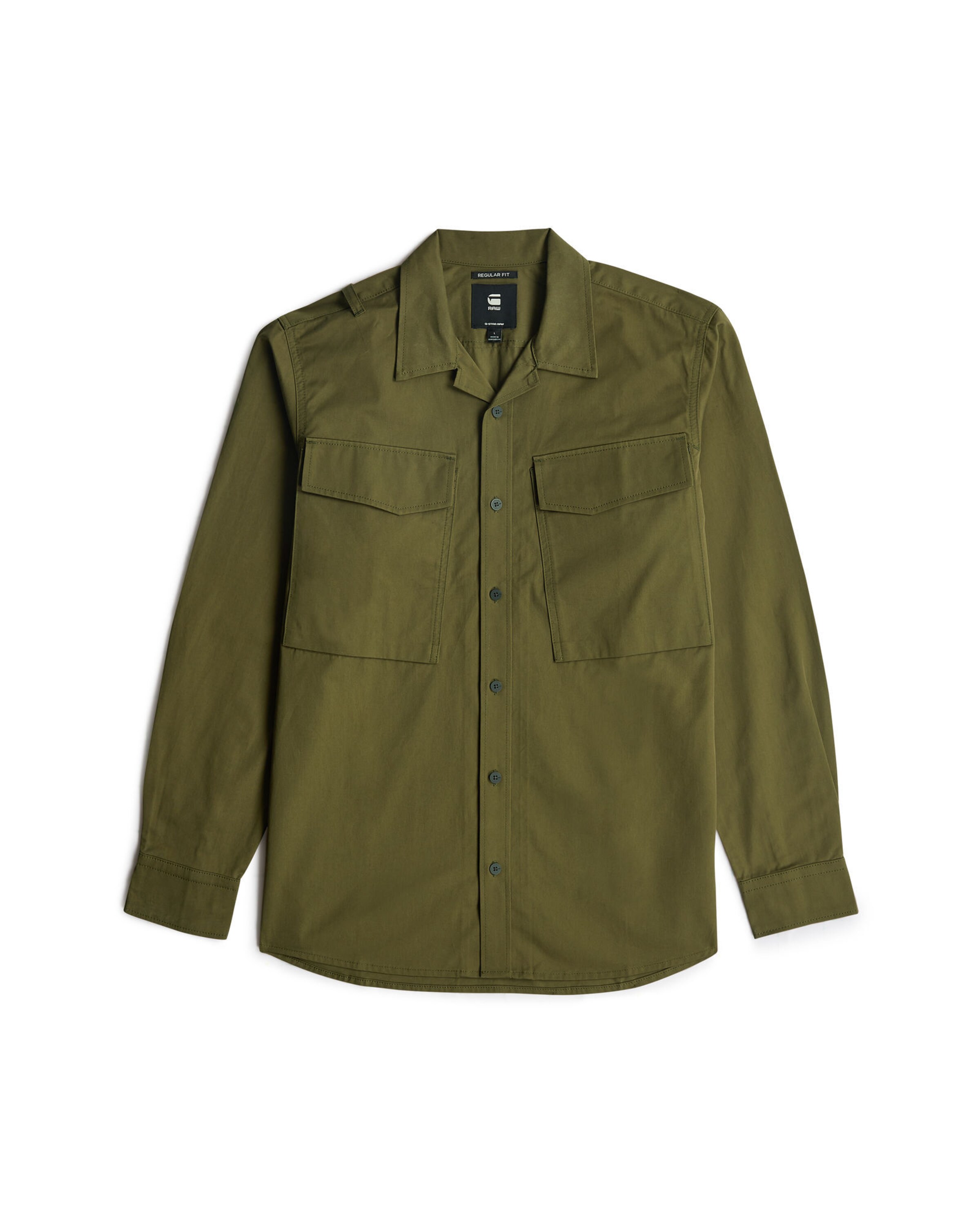 G-STAR Button Up Shirt in Dark green, Item view