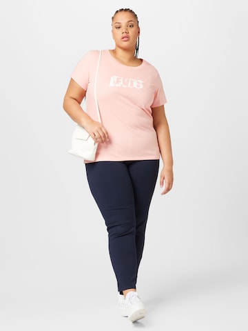 Levi's® Plus T-shirt 'The Perfect Tee' i rosa