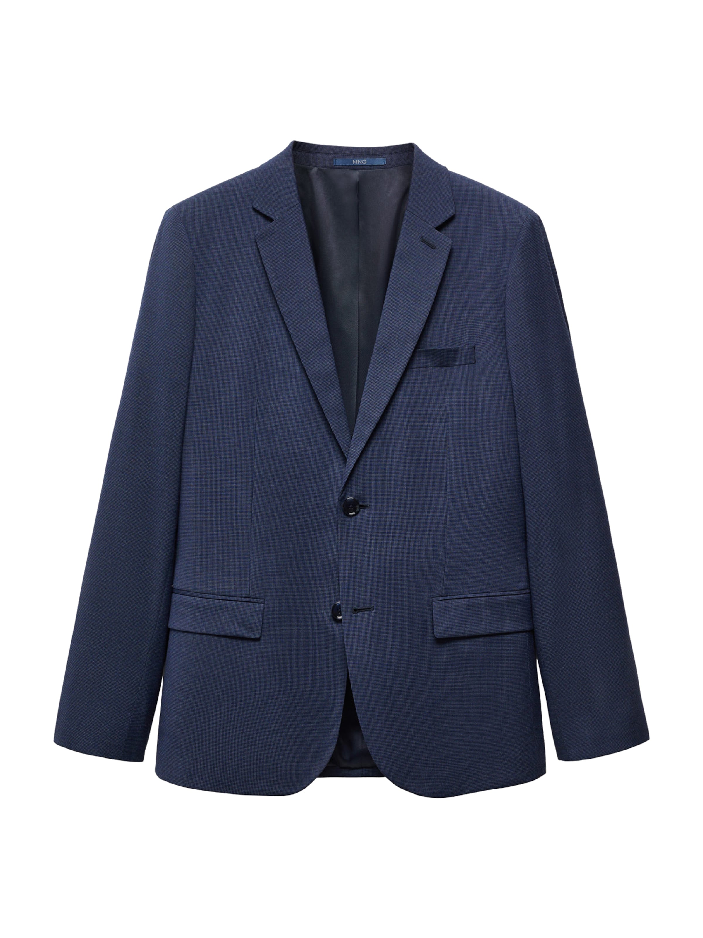 Regular fit Sacou 'Paulo' de la MANGO MAN pe albastru: față