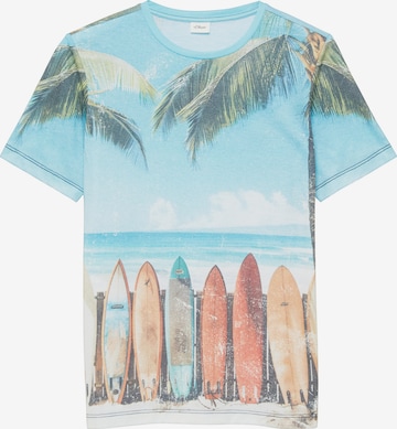 T-Shirt s.Oliver en bleu : devant