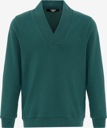 Antioch Sweater in Green: front