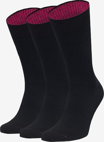 Von Jungfeld Socks in Black: front