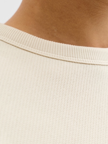 JACK & JONESSweater majica 'JJEDOVER' - bijela boja