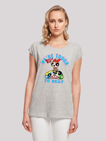 T-shirt 'Powerpuff Girls Tough To Beat' F4NT4STIC en gris : devant