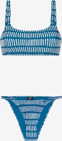 PROTEST Bustier Bikini 'PRTClue' in Blau: Vorderseite