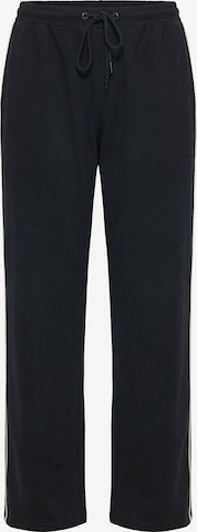 Ulla Popken Regular Hose in Schwarz: Vorderseite