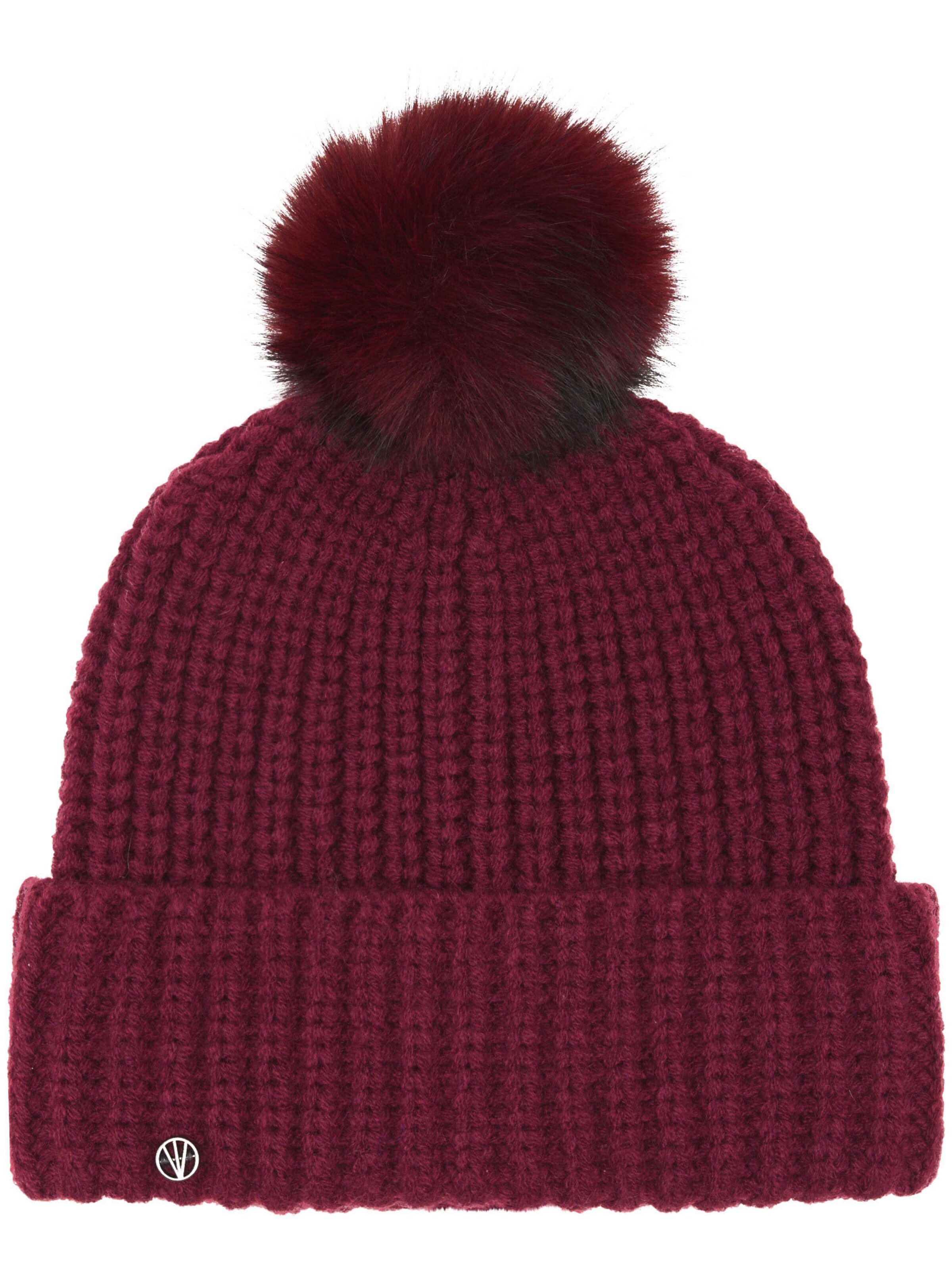 LOEVENICH Beanie in Red: front