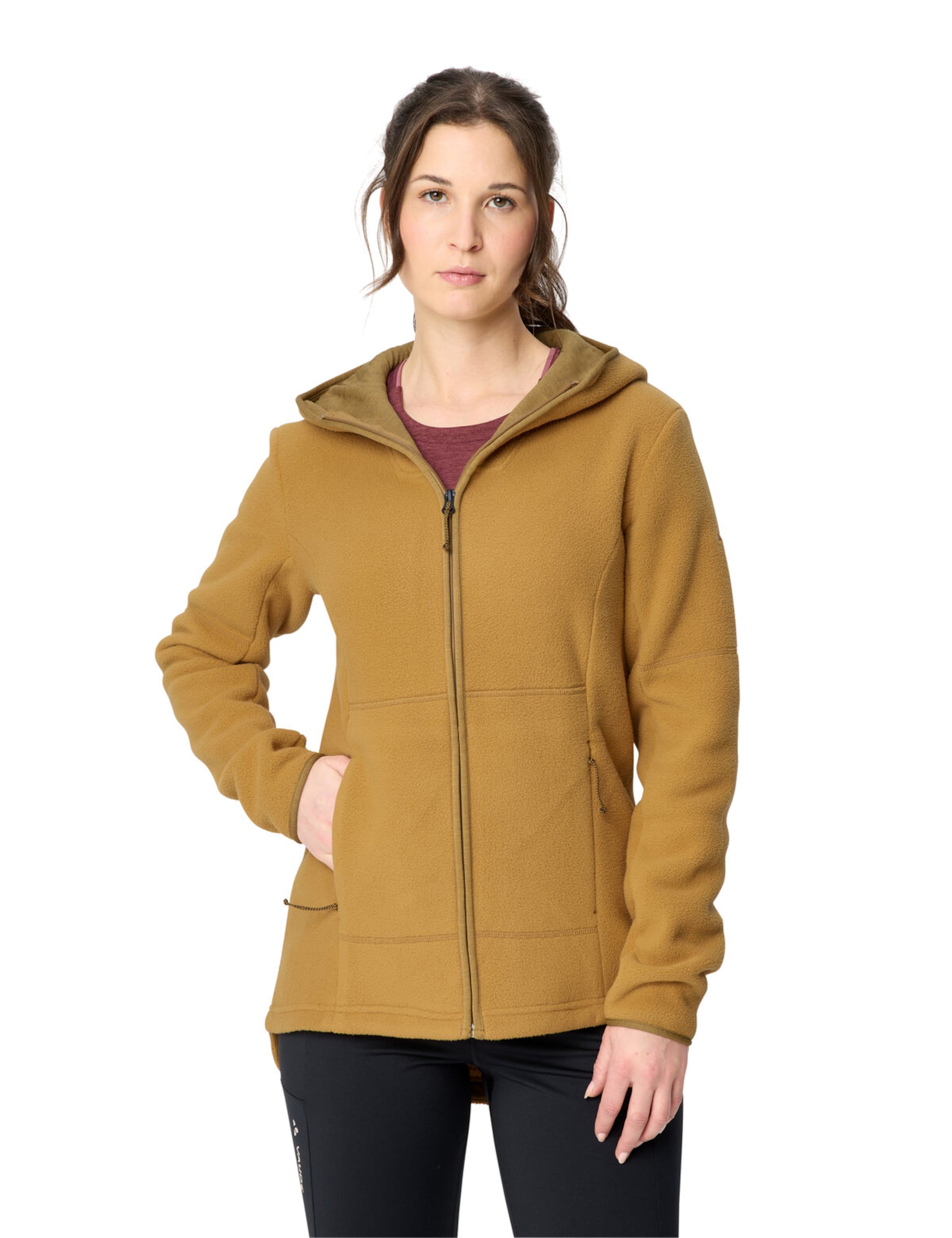 VAUDE Funktionsfleecejacke 'Neyland II' in Gelb: Vorderseite