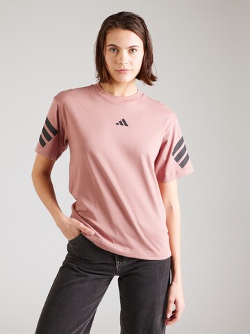 ADIDAS SPORTSWEAR - Camiseta funcional 'Future Icons' en rosa: frente
