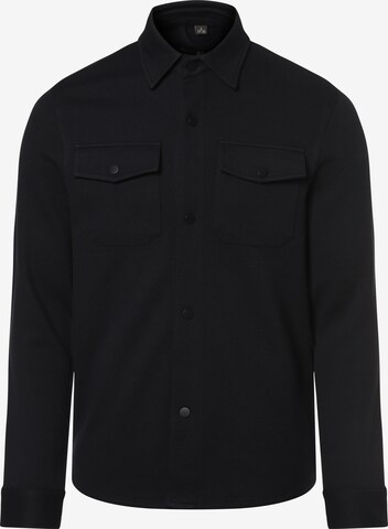 Nils Sundström Comfort fit Button Up Shirt in Blue: front