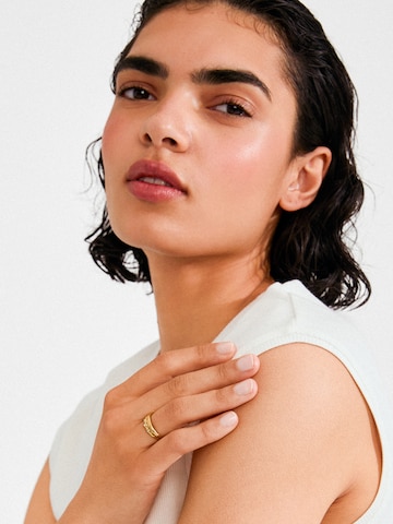 PilgrimPrsten 'Fire' - zlatna boja: prednji dio