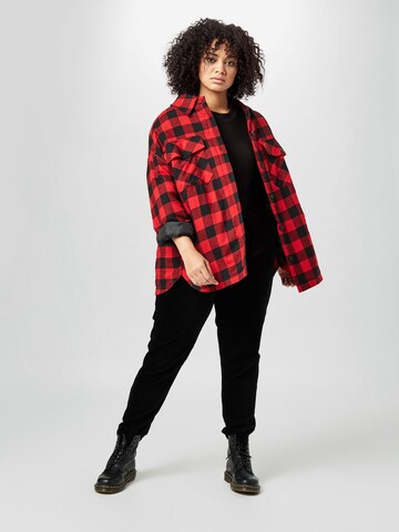 Urban Classics Between-Season Jacket in Red