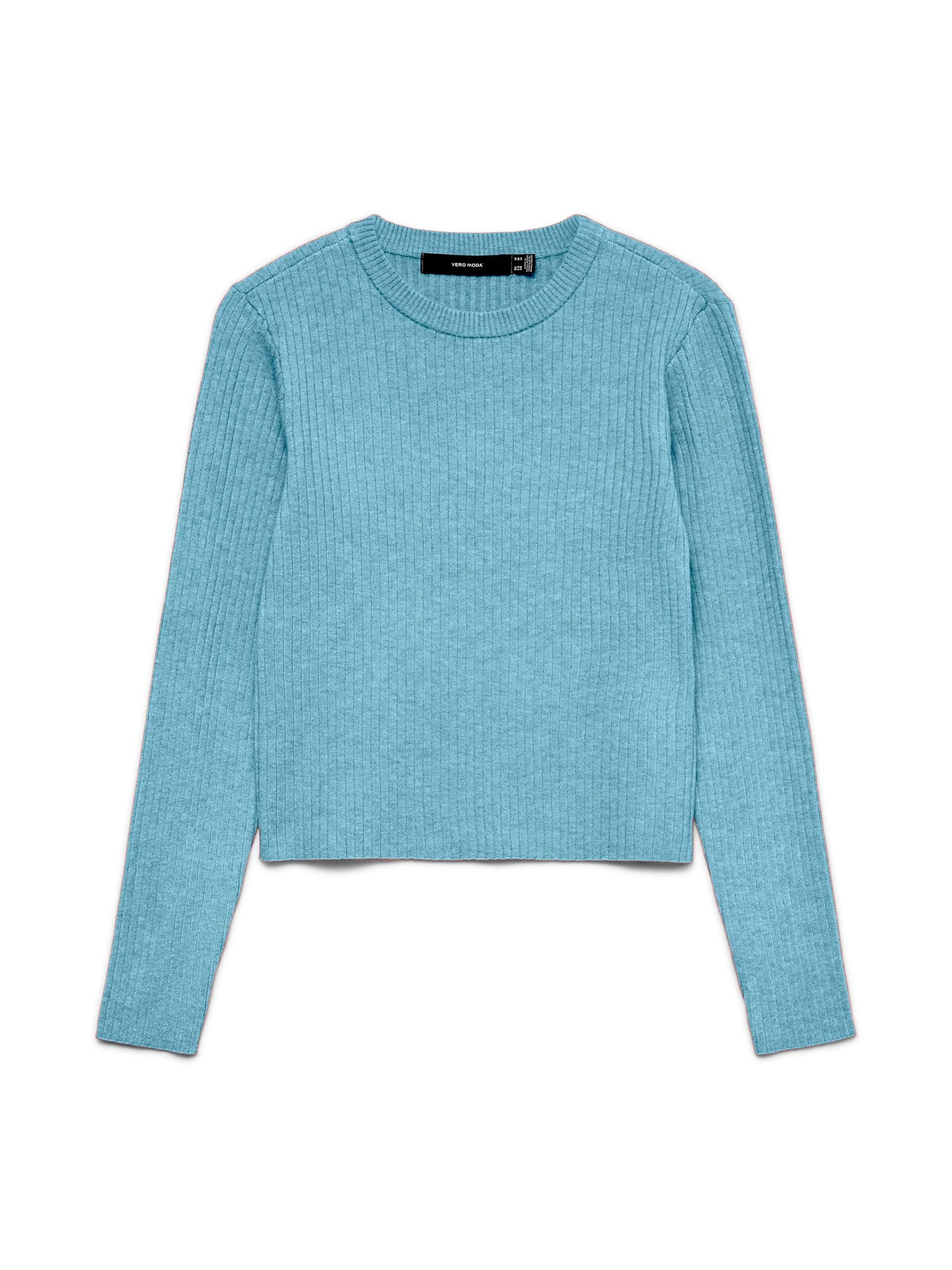 Pull-over 'VMFOOLIVE' VERO MODA en bleu : devant