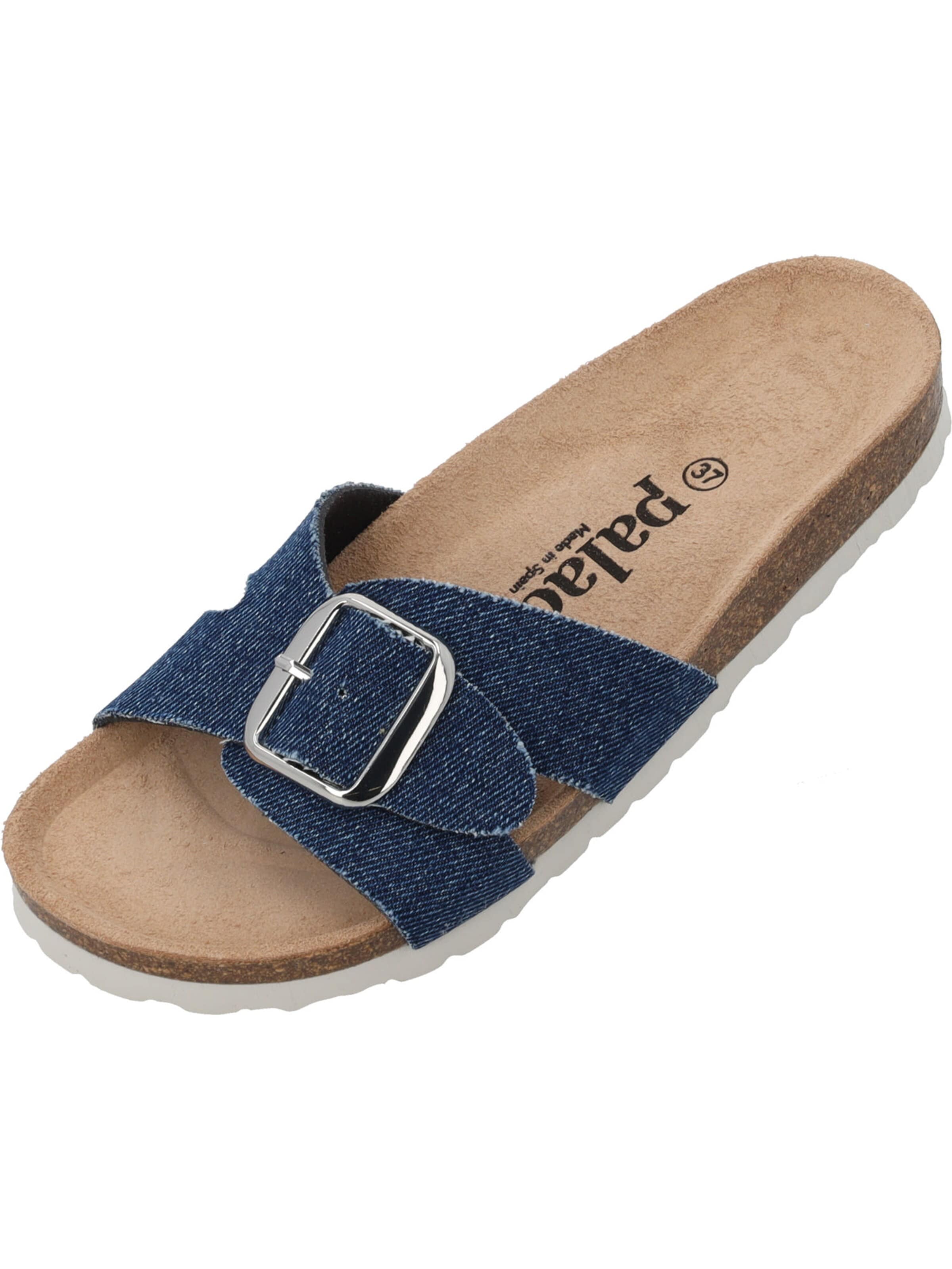 Palado Pantolette 'Palado Tinos Jeans'‌‌‌‌‌‌‌‌ in Blau: Vorderseite